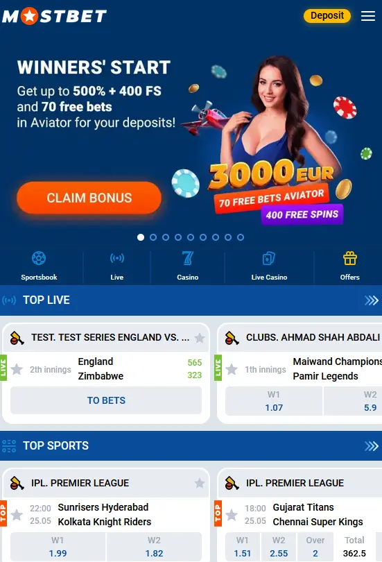 Core Platform Features - Mostbet